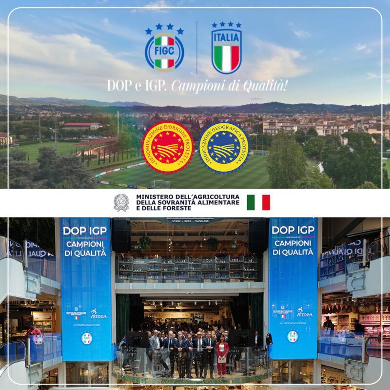 SPOT TV MASAF-FIGC: „DOP E IGP. CAMPIONI DI QUALITÀ!“